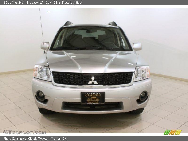 Quick Silver Metallic / Black 2011 Mitsubishi Endeavor LS