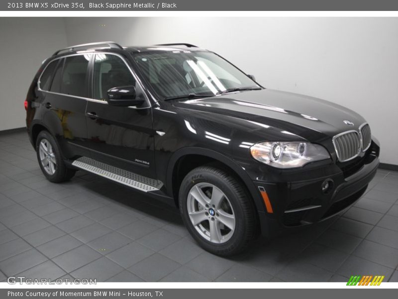 Black Sapphire Metallic / Black 2013 BMW X5 xDrive 35d