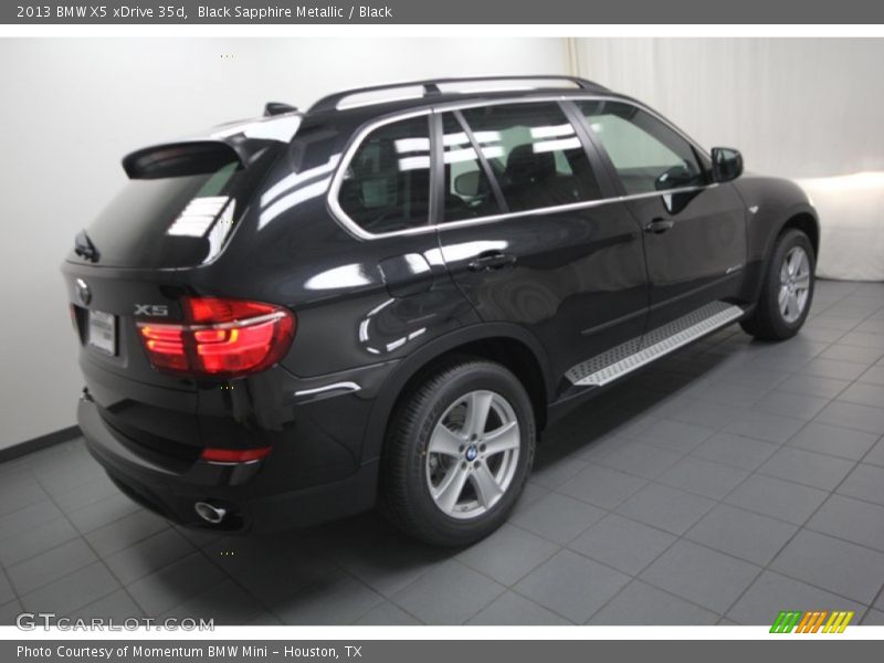 Black Sapphire Metallic / Black 2013 BMW X5 xDrive 35d