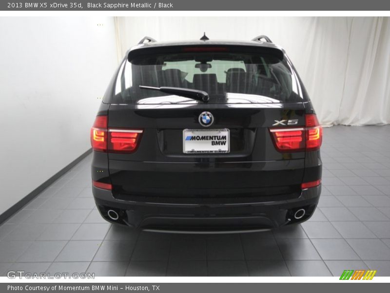 Black Sapphire Metallic / Black 2013 BMW X5 xDrive 35d