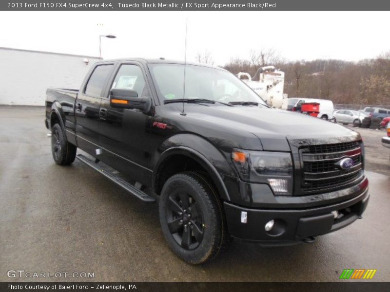 Tuxedo Black Metallic / FX Sport Appearance Black/Red 2013 Ford F150 FX4 SuperCrew 4x4