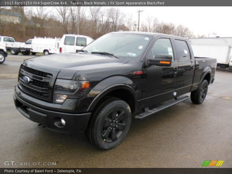 Tuxedo Black Metallic / FX Sport Appearance Black/Red 2013 Ford F150 FX4 SuperCrew 4x4