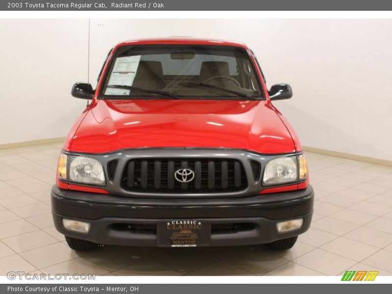 Radiant Red / Oak 2003 Toyota Tacoma Regular Cab