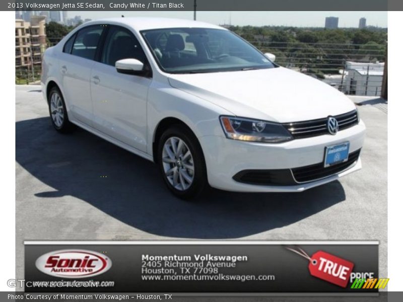 Candy White / Titan Black 2013 Volkswagen Jetta SE Sedan