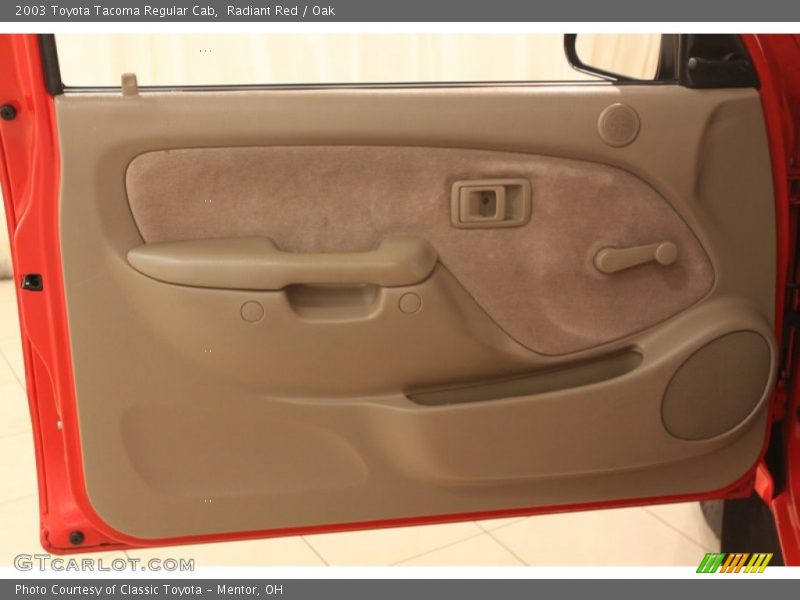 Radiant Red / Oak 2003 Toyota Tacoma Regular Cab