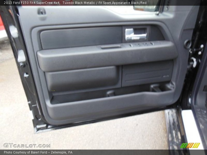 Tuxedo Black Metallic / FX Sport Appearance Black/Red 2013 Ford F150 FX4 SuperCrew 4x4