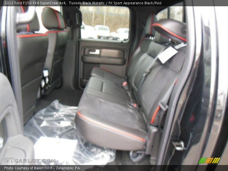 Tuxedo Black Metallic / FX Sport Appearance Black/Red 2013 Ford F150 FX4 SuperCrew 4x4