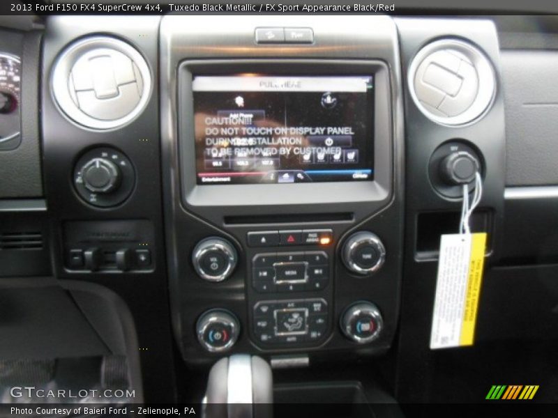 Tuxedo Black Metallic / FX Sport Appearance Black/Red 2013 Ford F150 FX4 SuperCrew 4x4