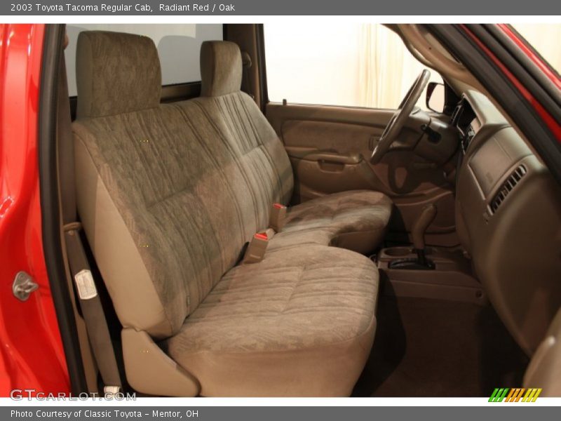 Radiant Red / Oak 2003 Toyota Tacoma Regular Cab