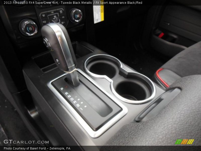 Tuxedo Black Metallic / FX Sport Appearance Black/Red 2013 Ford F150 FX4 SuperCrew 4x4