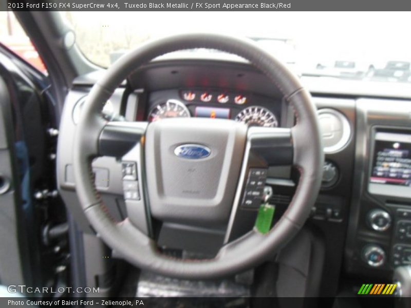 Tuxedo Black Metallic / FX Sport Appearance Black/Red 2013 Ford F150 FX4 SuperCrew 4x4