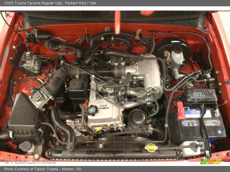 Radiant Red / Oak 2003 Toyota Tacoma Regular Cab