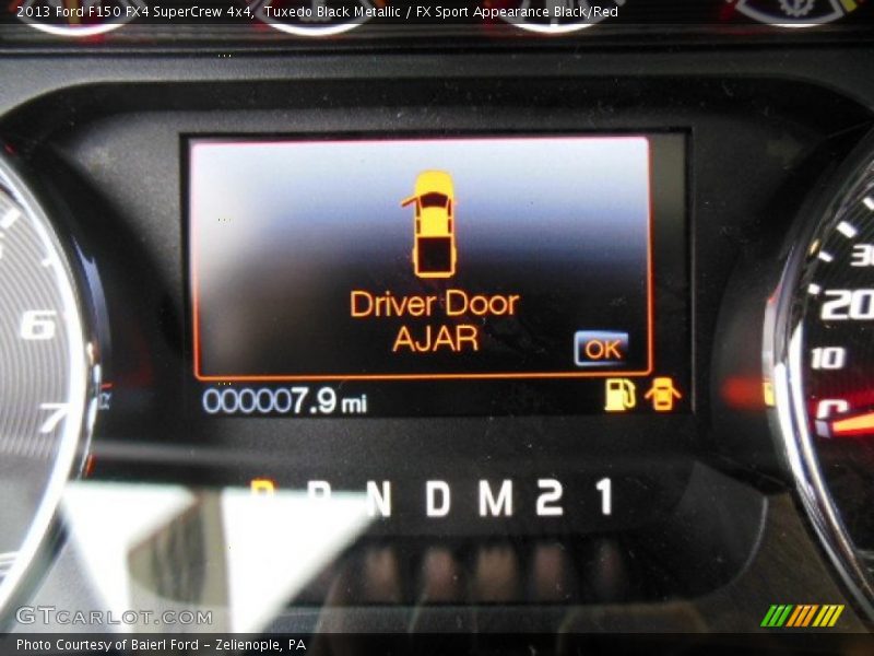 Tuxedo Black Metallic / FX Sport Appearance Black/Red 2013 Ford F150 FX4 SuperCrew 4x4