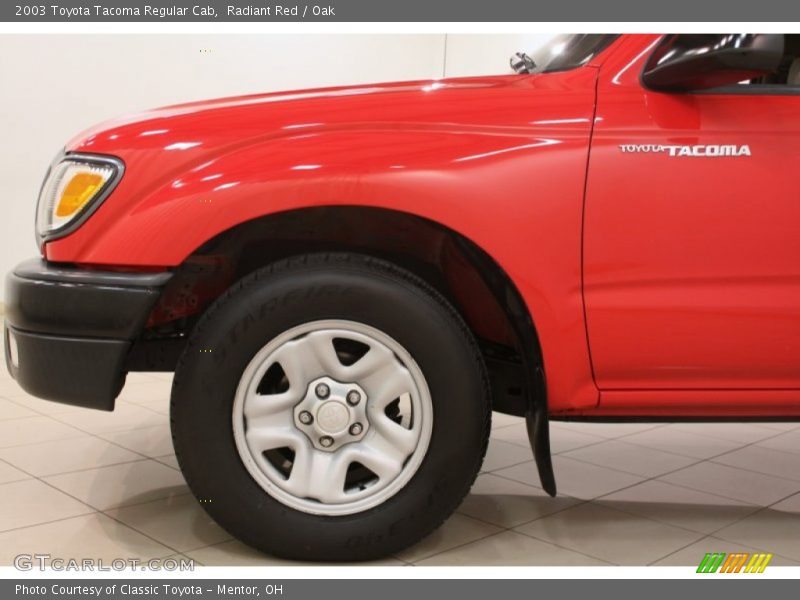 Radiant Red / Oak 2003 Toyota Tacoma Regular Cab