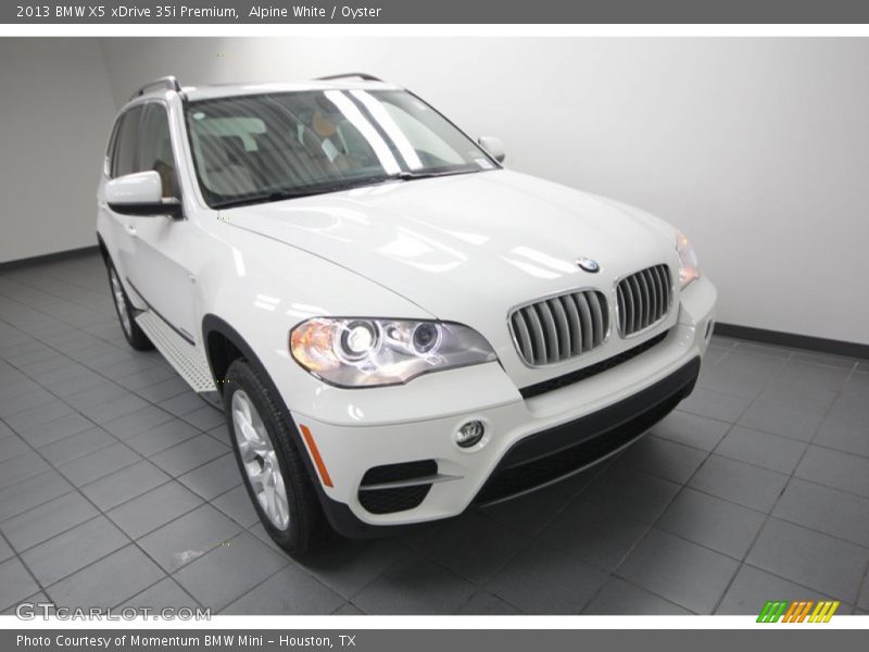 Alpine White / Oyster 2013 BMW X5 xDrive 35i Premium