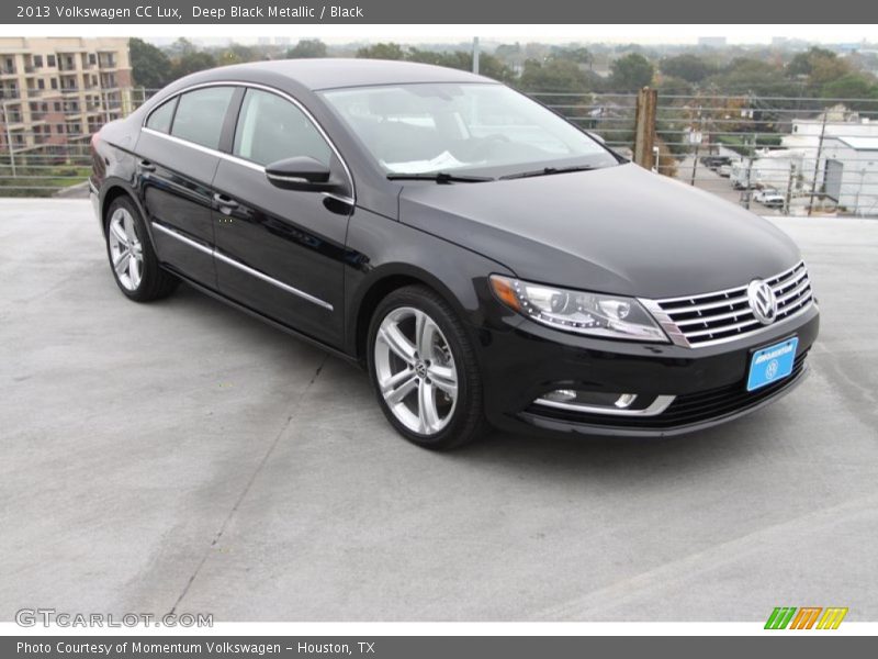 Deep Black Metallic / Black 2013 Volkswagen CC Lux