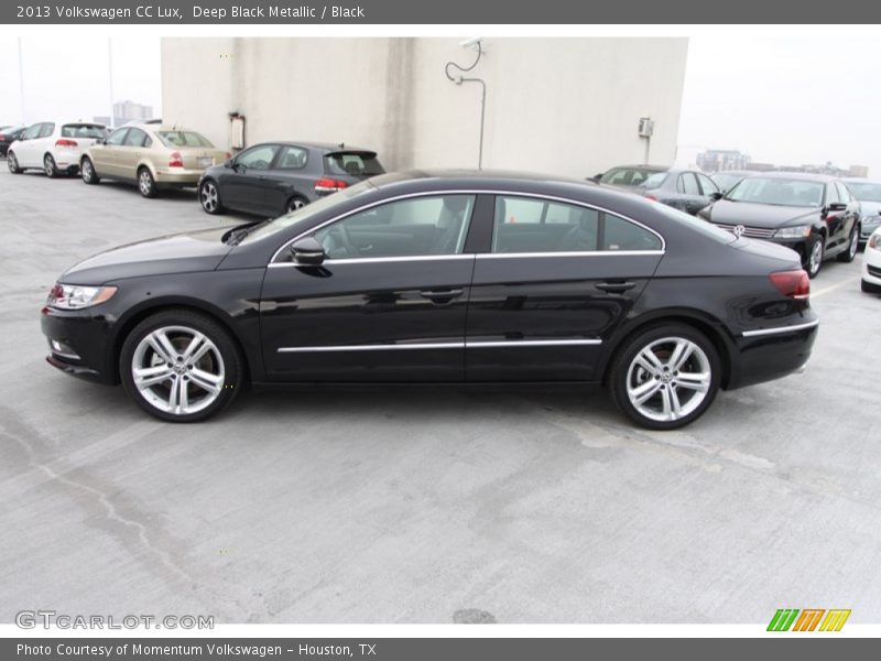 Deep Black Metallic / Black 2013 Volkswagen CC Lux