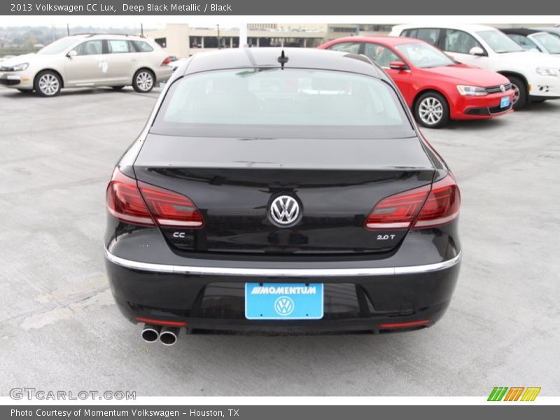 Deep Black Metallic / Black 2013 Volkswagen CC Lux