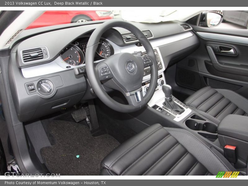 Deep Black Metallic / Black 2013 Volkswagen CC Lux