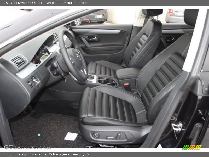Deep Black Metallic / Black 2013 Volkswagen CC Lux