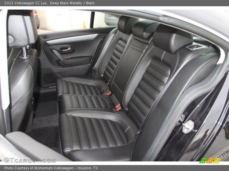 Deep Black Metallic / Black 2013 Volkswagen CC Lux