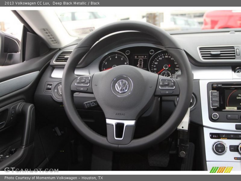 Deep Black Metallic / Black 2013 Volkswagen CC Lux
