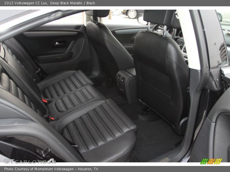 Deep Black Metallic / Black 2013 Volkswagen CC Lux