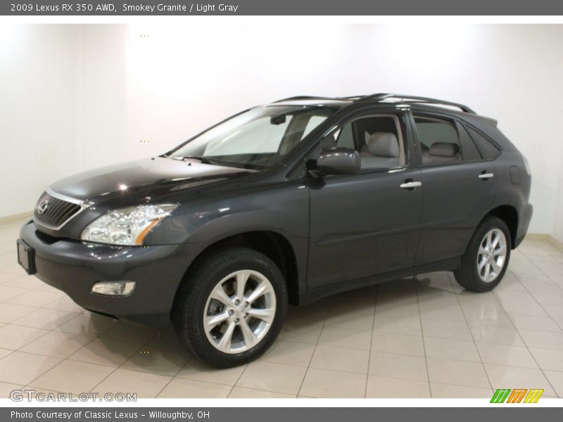 Smokey Granite / Light Gray 2009 Lexus RX 350 AWD
