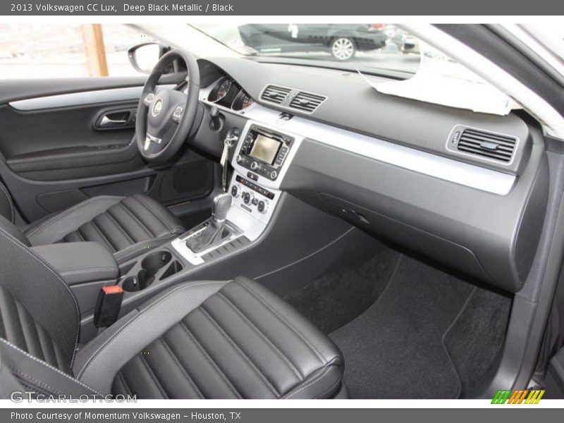 Deep Black Metallic / Black 2013 Volkswagen CC Lux