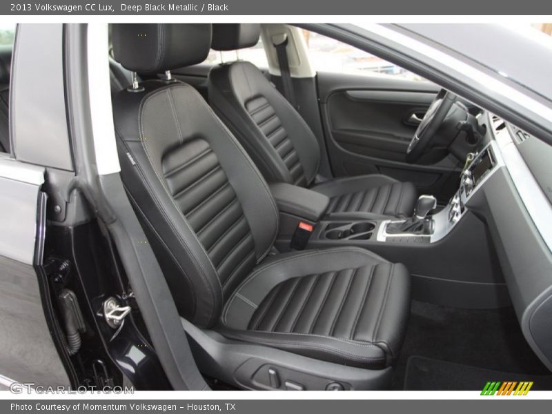 Deep Black Metallic / Black 2013 Volkswagen CC Lux