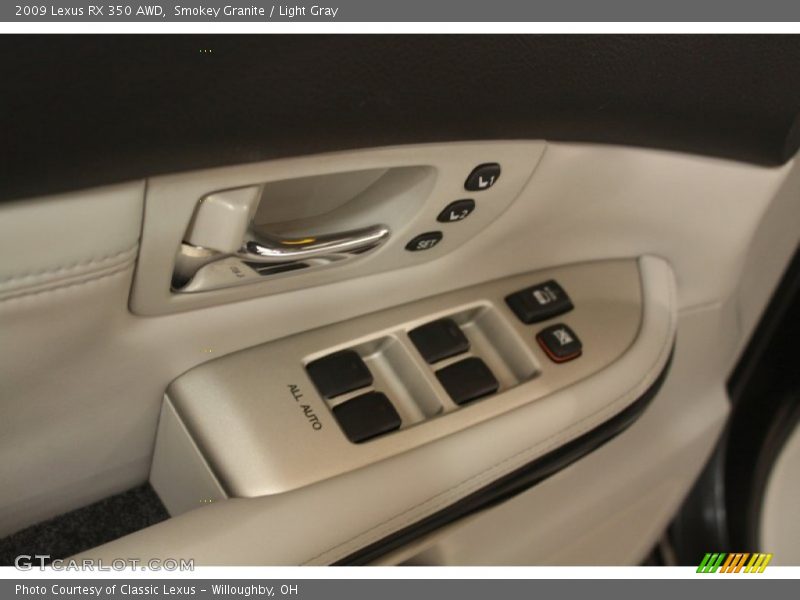 Smokey Granite / Light Gray 2009 Lexus RX 350 AWD