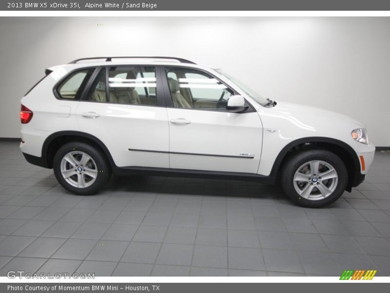 Alpine White / Sand Beige 2013 BMW X5 xDrive 35i