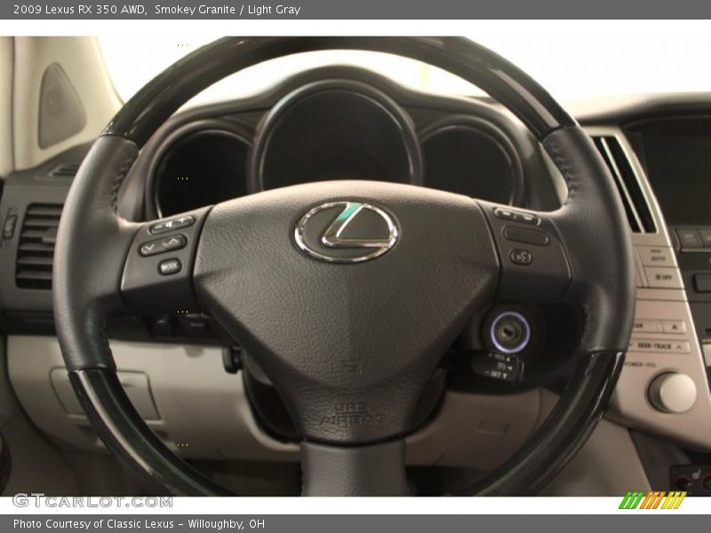 Smokey Granite / Light Gray 2009 Lexus RX 350 AWD