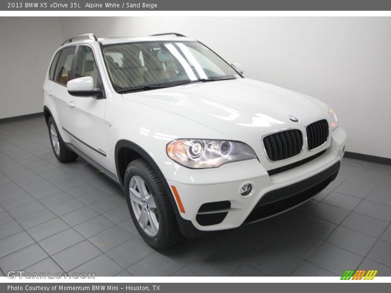 Alpine White / Sand Beige 2013 BMW X5 xDrive 35i