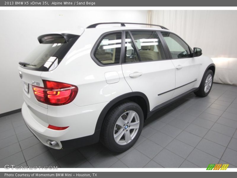 Alpine White / Sand Beige 2013 BMW X5 xDrive 35i