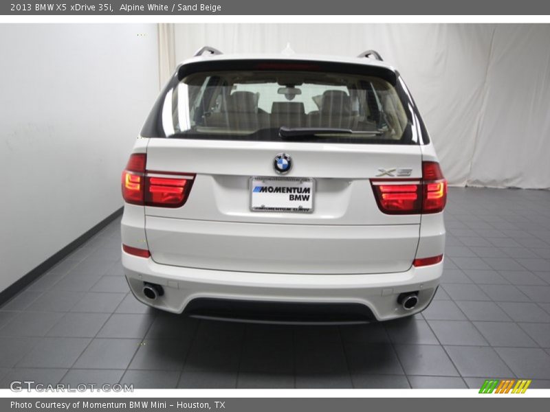 Alpine White / Sand Beige 2013 BMW X5 xDrive 35i