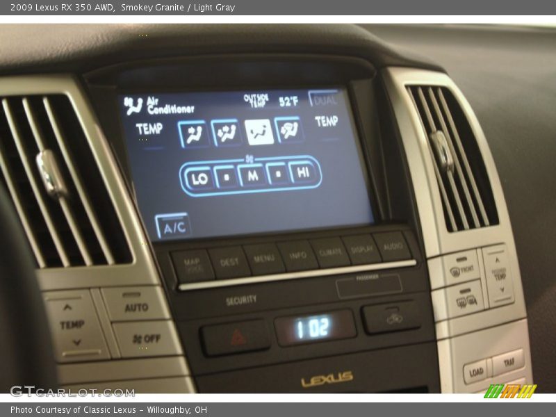 Smokey Granite / Light Gray 2009 Lexus RX 350 AWD