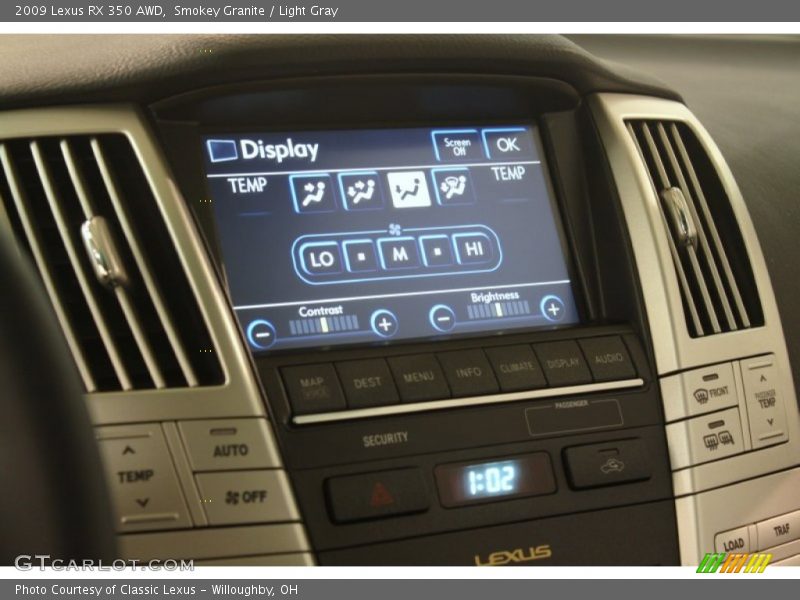 Smokey Granite / Light Gray 2009 Lexus RX 350 AWD