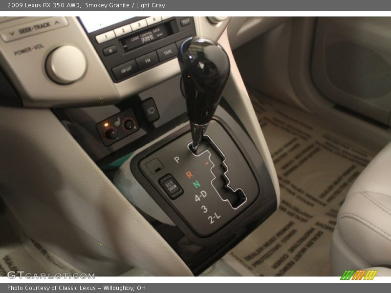 Smokey Granite / Light Gray 2009 Lexus RX 350 AWD