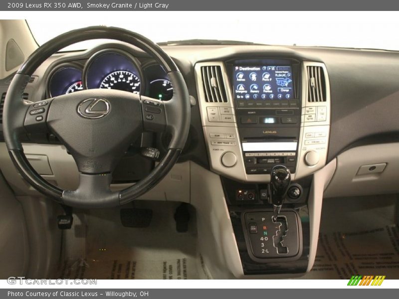 Smokey Granite / Light Gray 2009 Lexus RX 350 AWD
