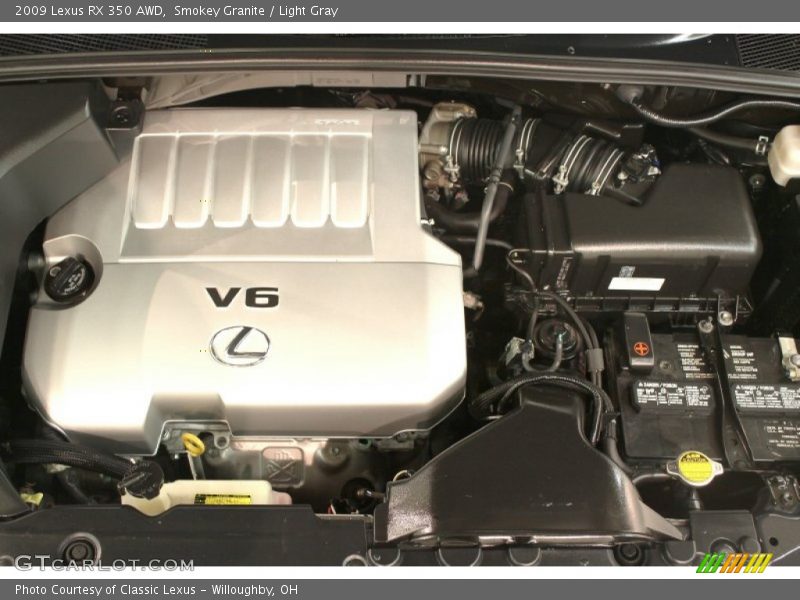 Smokey Granite / Light Gray 2009 Lexus RX 350 AWD