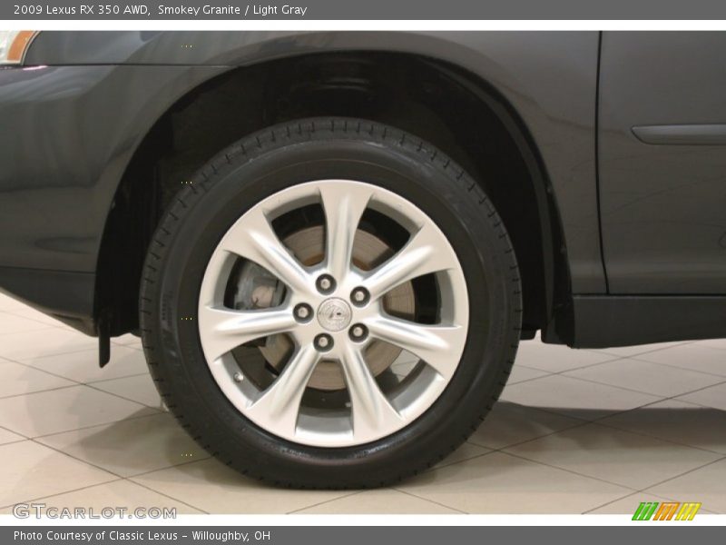 Smokey Granite / Light Gray 2009 Lexus RX 350 AWD