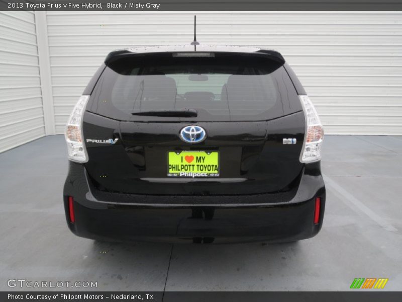 Black / Misty Gray 2013 Toyota Prius v Five Hybrid