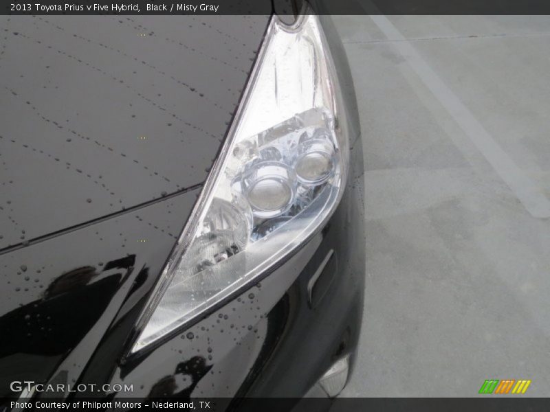 Black / Misty Gray 2013 Toyota Prius v Five Hybrid
