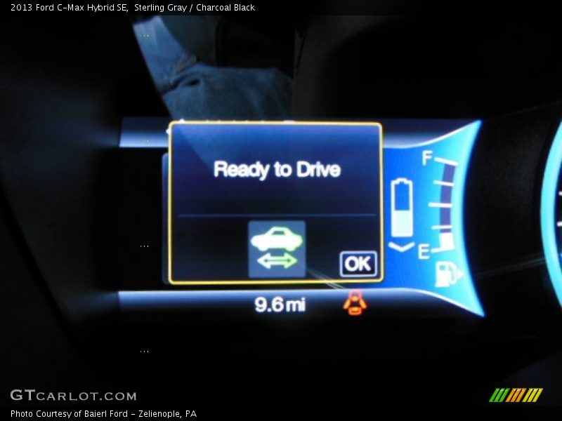 Sterling Gray / Charcoal Black 2013 Ford C-Max Hybrid SE