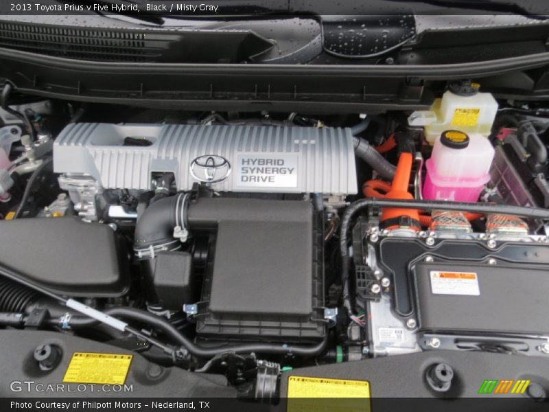 Black / Misty Gray 2013 Toyota Prius v Five Hybrid