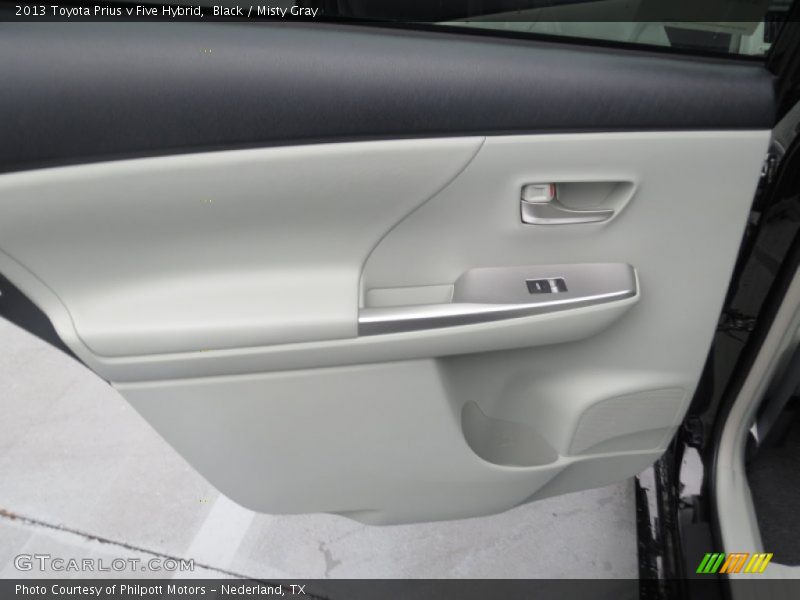 Black / Misty Gray 2013 Toyota Prius v Five Hybrid