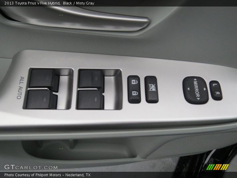 Black / Misty Gray 2013 Toyota Prius v Five Hybrid