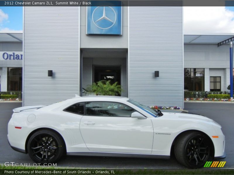 Summit White / Black 2012 Chevrolet Camaro ZL1