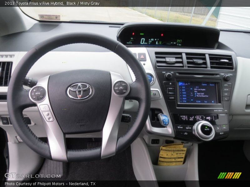 Black / Misty Gray 2013 Toyota Prius v Five Hybrid